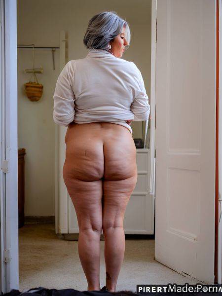 Standing short hair big ass fat full shot meditation from behind AI porn - made.porn on pornintellect.com