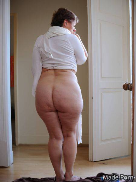 Brown 50s sideview standing photo pixie hair big hips AI porn - made.porn on pornintellect.com