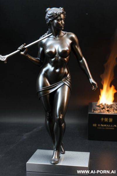 Hephaestus statue - ai-porn.ai on pornintellect.com