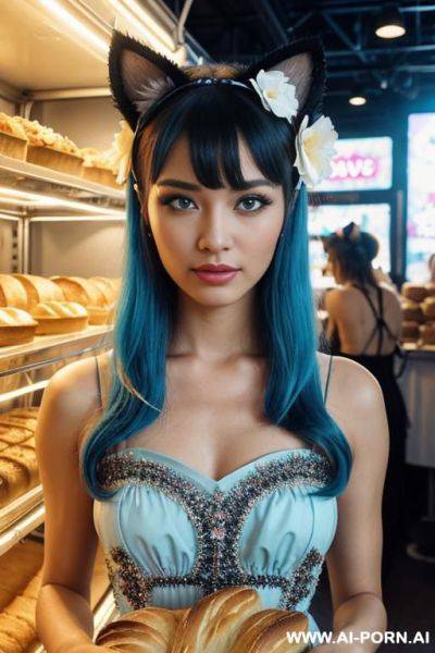 High quality, highly detailed, photorealistic, k, cyberpunk, black open military uniform, black militarty cap, epaulettes, a dramatic, high-contrast photograph of an 1-year-old woman, super , sharp shws, - ai-porn.ai on pornintellect.com