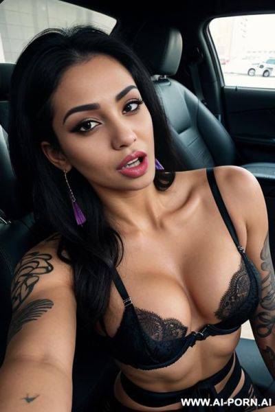 Perfect body, athlete, gym pants, push up bra, big tits, cleavage, tattoos, earrings, cumshot, facial, tongue out, titjob, pov, busty, pov, nose pierced, tattoos, mouth open, - ai-porn.ai on pornintellect.com