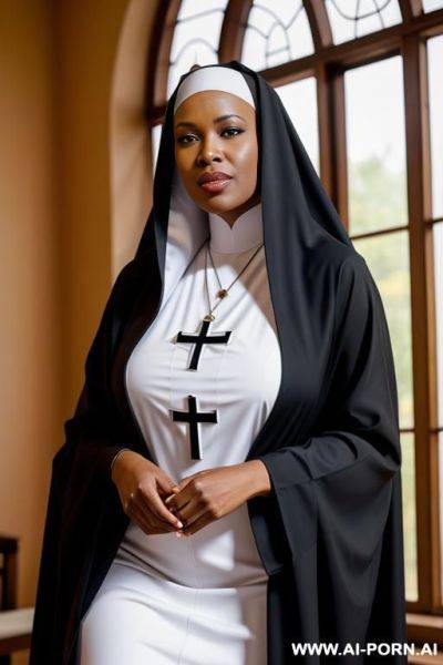 Sexy african american nun - ai-porn.ai - Usa on pornintellect.com