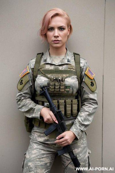 Short haircut military slut - ai-porn.ai on pornintellect.com