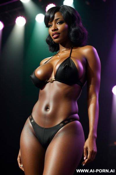 Ebony​ vintage​ hip​ hop​ naked​ on stage - ai-porn.ai on pornintellect.com