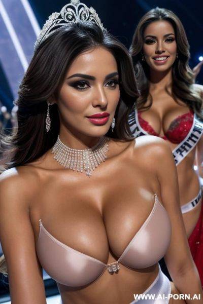 Colombian, large tear drop breast, miss universe - ai-porn.ai - Colombia on pornintellect.com