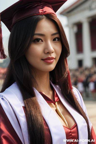 (highest quality) extreme closeup, entering her tanned face, long hair, aroused, เด็กใหม่, chicha amatyakul, - ai-porn.ai on pornintellect.com