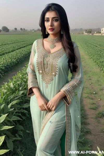 A pakistani woman in pakistani dress showing nude pussy in pakistani field - ai-porn.ai - Pakistan on pornintellect.com