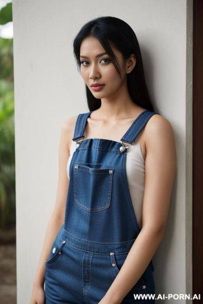 Medium full shot, alluring thighs, tapered body, malay - ai-porn.ai on pornintellect.com