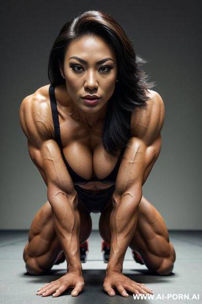 Muscular asian gay on all fours bukake - ai-porn.ai on pornintellect.com