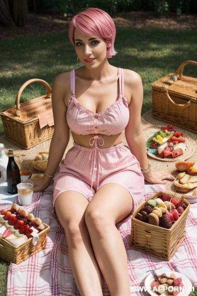 Do a brunette woman with short hair - ai-porn.ai on pornintellect.com