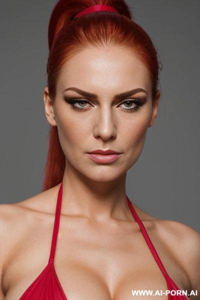 Pale bikini headshot - ai-porn.ai on pornintellect.com