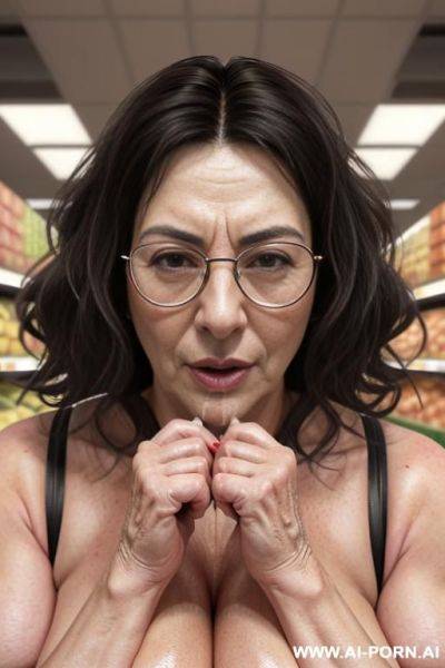 ((sexy ultra hotmature granny grandma attractive milf most realistic)) (shows a hairy large sexy pussy most realistic) ((perfect face old mature wife grandma most realistic)) ((sexy old mature slut - ai-porn.ai on pornintellect.com