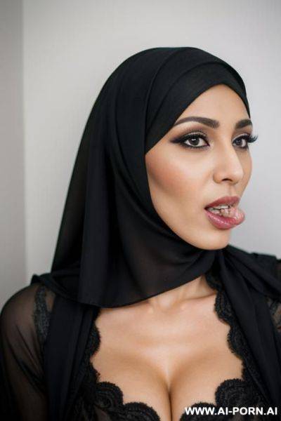 Transsexuelle en hijab avec grosse bite - ai-porn.ai on pornintellect.com