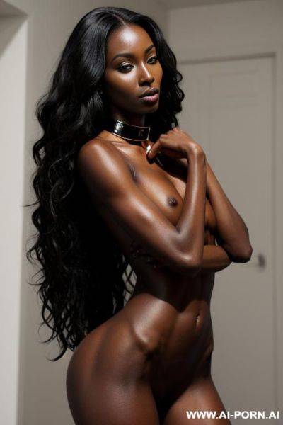 Slender nude tall, collar, fit, tight ass - ai-porn.ai on pornintellect.com
