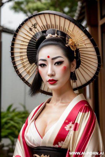 Full body view, photo realistic, massive breasts, beautiful japanese woman, - ai-porn.ai - Japan on pornintellect.com