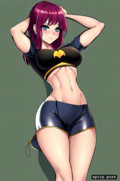 Batgirl, ultra realistic, crop top, hires, detailed, innie bellybutton - spicy.porn on pornintellect.com