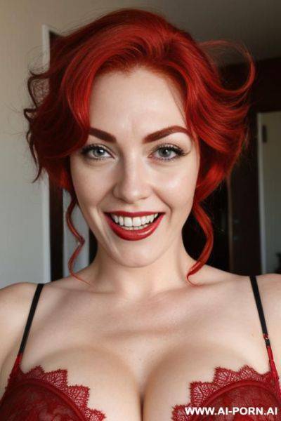 Red pubes, hair pussy, voluminous eyebrows - ai-porn.ai on pornintellect.com