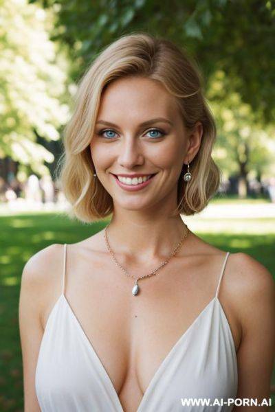 Public garden necklace and earrings - ai-porn.ai on pornintellect.com
