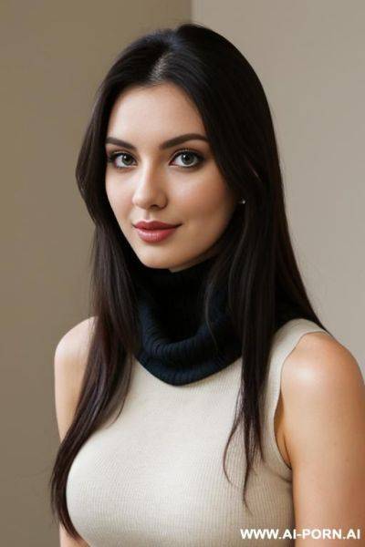 Sleeveless turtleneck - ai-porn.ai on pornintellect.com