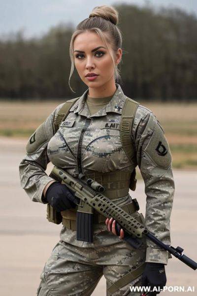 Blonde, sexy bodusuit - ai-porn.ai on pornintellect.com