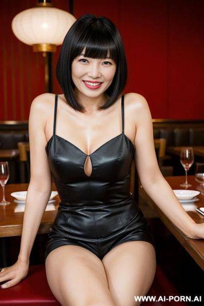 Chinese woman in restaurant - ai-porn.ai - China on pornintellect.com