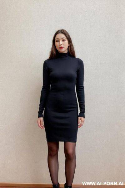 Wool tube dress - ai-porn.ai on pornintellect.com