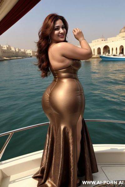 Pretty face chubby naked big ass wide hips full body view oiled - ai-porn.ai on pornintellect.com