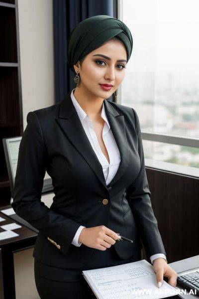 Curved hips, pakistani, headscarf - ai-porn.ai - Pakistan on pornintellect.com