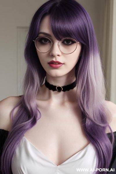 (choker) (emo) (long hair) (pale skin) - ai-porn.ai on pornintellect.com