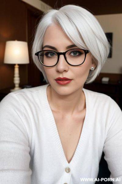 Thick rimmed glasses - ai-porn.ai on pornintellect.com