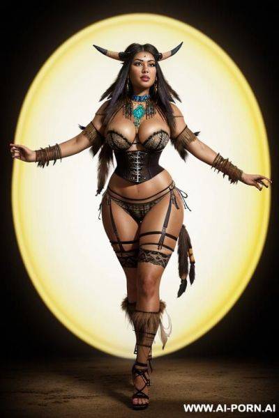 Big booty thick fat ass native american bikini - ai-porn.ai - Usa on pornintellect.com