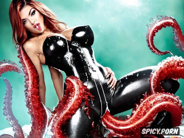 Many oozing tentacles aggressively restraining and spreading arms and legs - spicy.porn - Britain on pornintellect.com