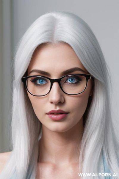 (thick rimmed glasses) (long hair) - ai-porn.ai on pornintellect.com