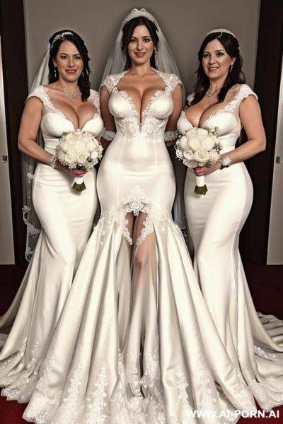 Multiple mature women, big boobs, slutty outfits, - ai-porn.ai on pornintellect.com