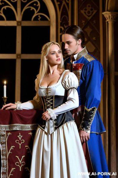 Costume policière blonde - ai-porn.ai on pornintellect.com