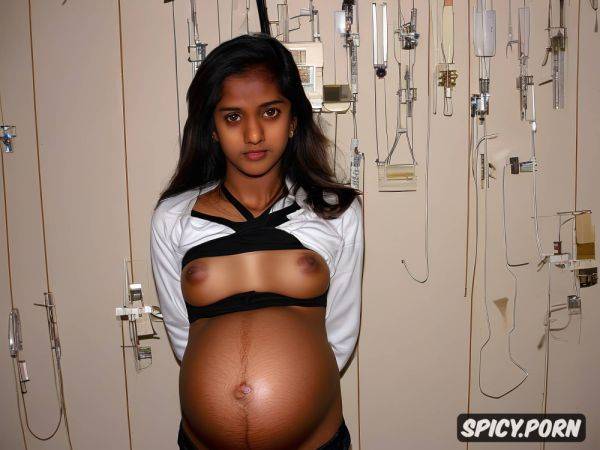 Adorable solo alone teen, angry expression, jr high petite, pregnant with spread thin legs - spicy.porn - India on pornintellect.com