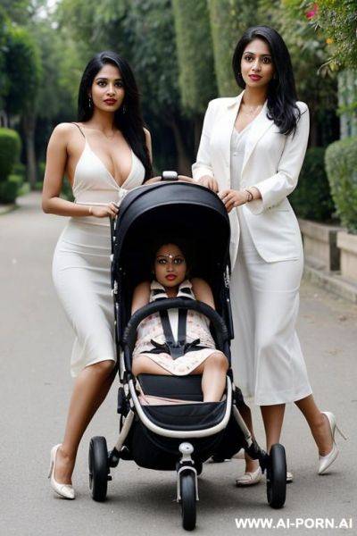 Pushing buggy pram chair mommy - ai-porn.ai on pornintellect.com