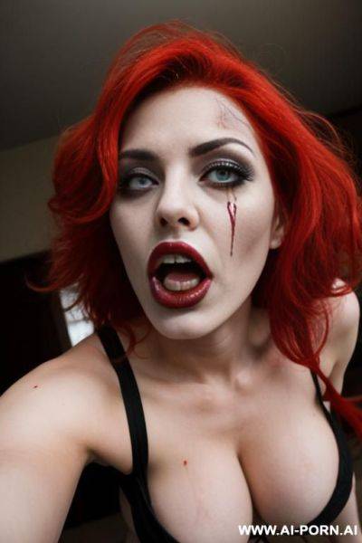 Zombie woman giving a blowjob - ai-porn.ai on pornintellect.com