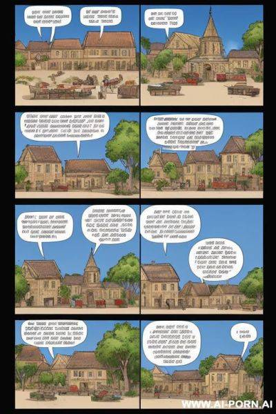 Famous comic strip about gauls village - ai-porn.ai on pornintellect.com