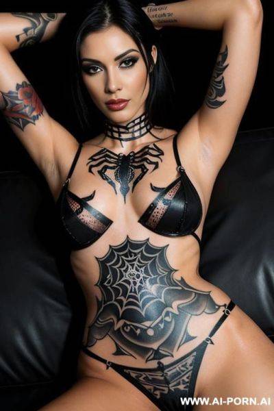 Tattoo spider - ai-porn.ai on pornintellect.com