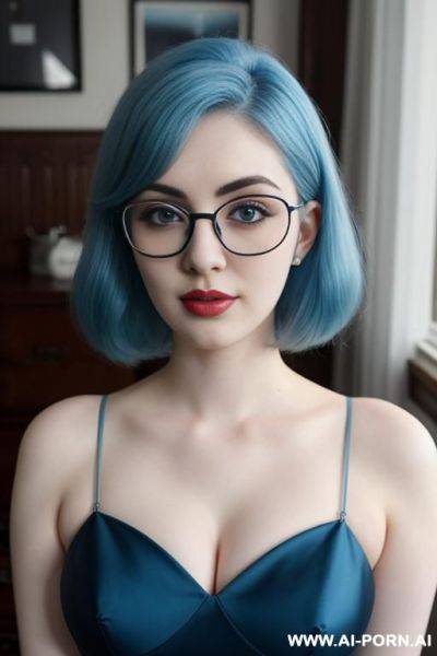 (thick rimmed glasses) (pale skin) - ai-porn.ai on pornintellect.com