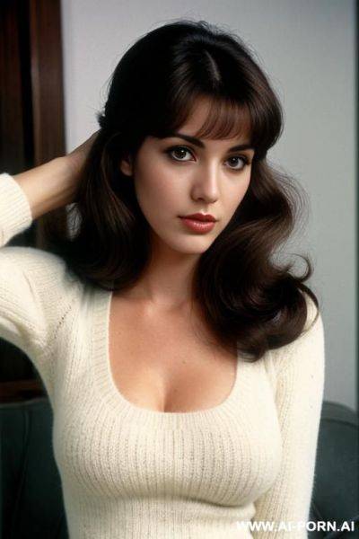 1970s, 1975. cutie babe face. 70s style. h 160 cm. - ai-porn.ai on pornintellect.com