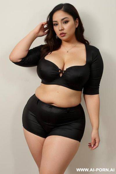 Chubby, pear shaped, very wide hips - ai-porn.ai on pornintellect.com