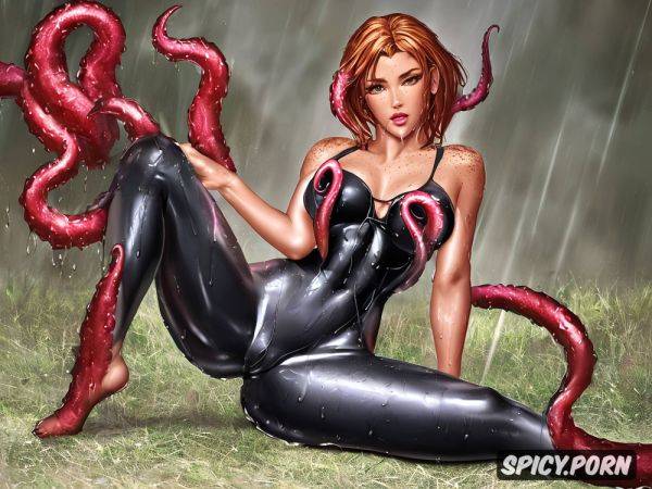 Many oozing tentacles aggressively restraining and spreading arms and legs - spicy.porn - Britain on pornintellect.com