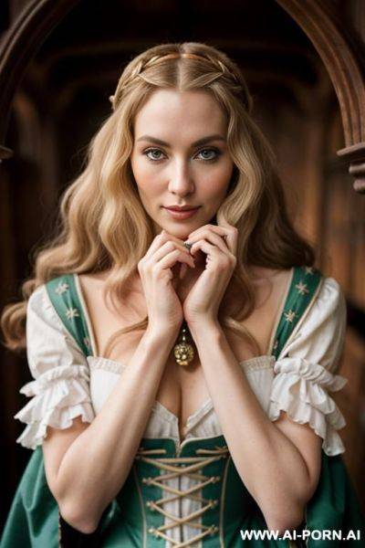 Stunning pornstar milf, sexy mature face, big beautiful green eyes, full big lips, high cheek bones, sensual older woman, voluptuous curvy body, thick juicy thighs, completely nude, massive juicy - ai-porn.ai on pornintellect.com