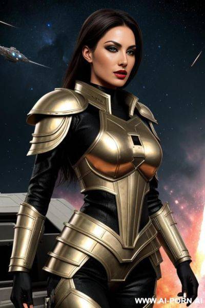Galactic military officer, galactic military officer ornate battle armor - ai-porn.ai on pornintellect.com