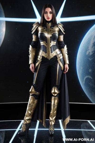 Galactic military officer, galactic military officer detailed high quality ornate battle armor - ai-porn.ai on pornintellect.com