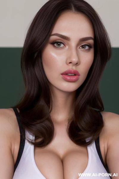 (((sexy pose))) (photoshoot) (gorgeous model) (full lips) (pretty eyes) (ahegao) (lush hair) (pouting) (seductive) (hourglass figure) - ai-porn.ai on pornintellect.com