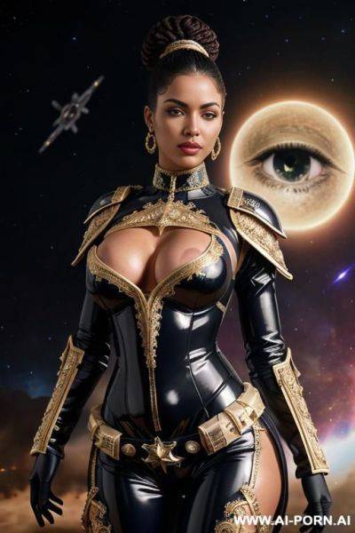 Galactic military officer, galactic military officer detailed high quality ultra realistic ornate battle armor, galactic military officer ornate shoulderpads, galactic military officer ornate arm armor, - ai-porn.ai on pornintellect.com
