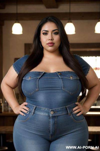 Mexican, hot supermodel, pear shaped, extra thicc, chola, fat, massive thighs - ai-porn.ai - Mexico on pornintellect.com